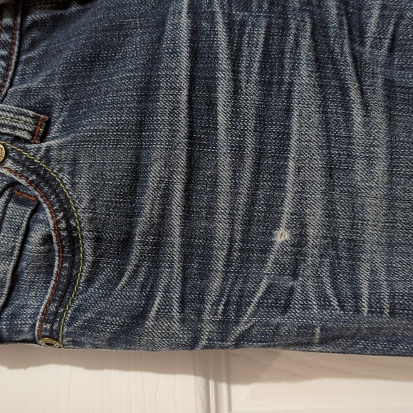 Mudd Denim Jeans, Flare Bottom, Size 0, Juniors - Picture 4 of 14